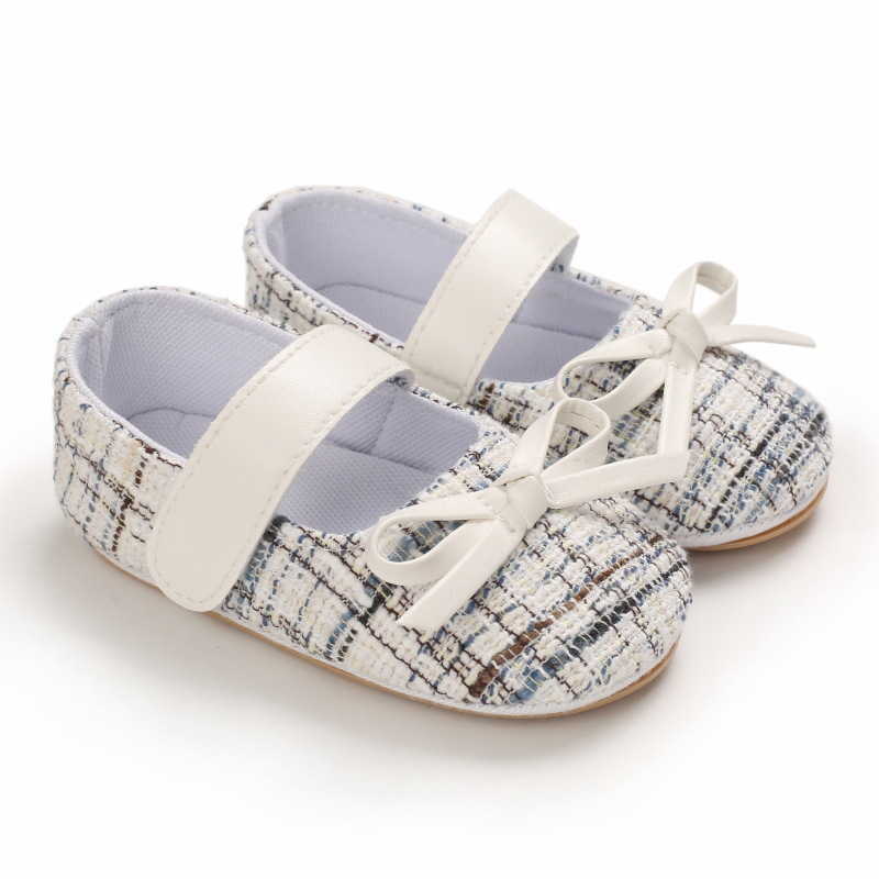 Spring and Autumn 01 Year Old Baby Princess Walking Shoes Soft Rubber Sole Infant Shoes C250930