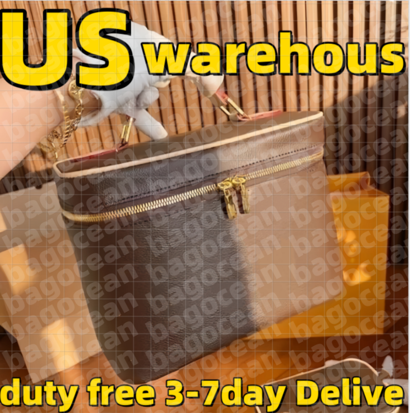 10A Cosmetic Bags Cases womens Makeup Bag Classic Luxury designer Double zipper men travelling Toiletry Travel Pouch Ladies Wash bag Purses Handbags High Quality