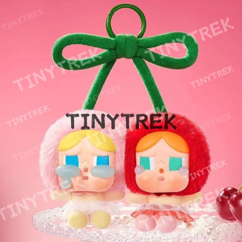 labubu New Cherry Crybaby Love God'S Tears Series Hanging Card Keychain Pendant Plush Sweet Doll Kawaii Ornament Gift