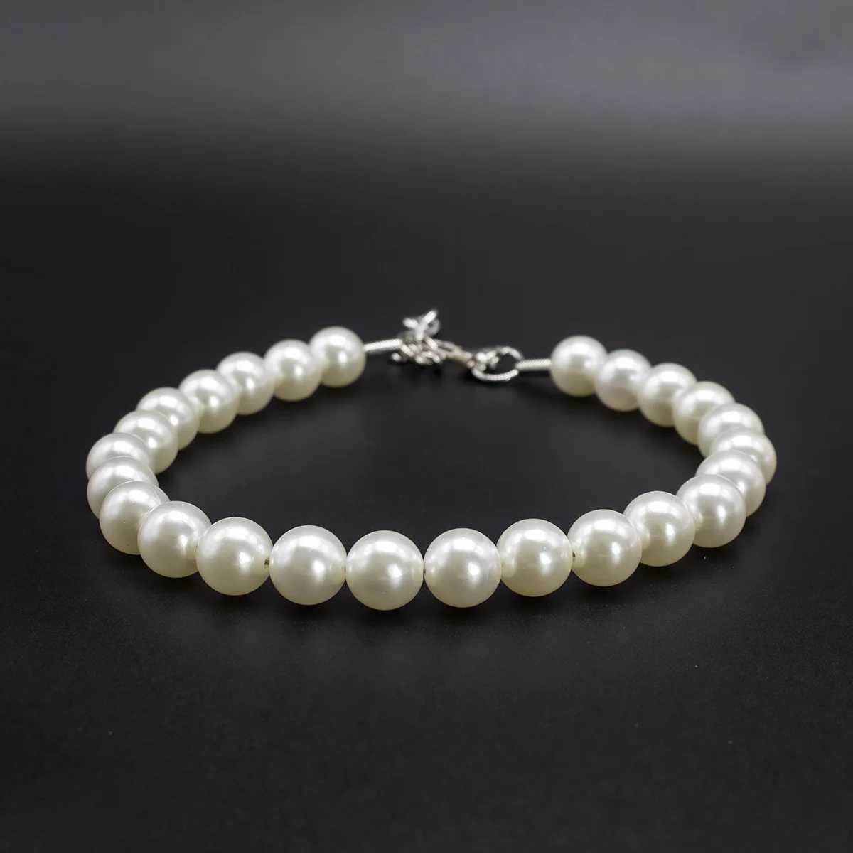 Luxury Dog Pearl Necklace Jewelry Accessories with Stainless Steel Wire Adjustable Elegant Pet Pearl Collar for Medium Large DXJ250930