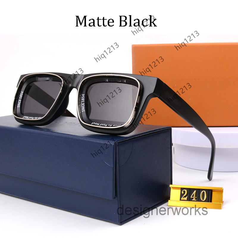 designer luxury Louievuitton louis vouitton lv louis vuittonn sunglasses men glasses for men women Lujia Camouflage Square Vacation Cat Eye Mens Photo Party H VUVW