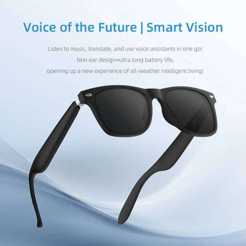 Glasses Bluetooth Call Outdoor Sports Headphones AI Voice Navigation Photochromic Lens Waterproof Anti-UV Smart Sunglasses