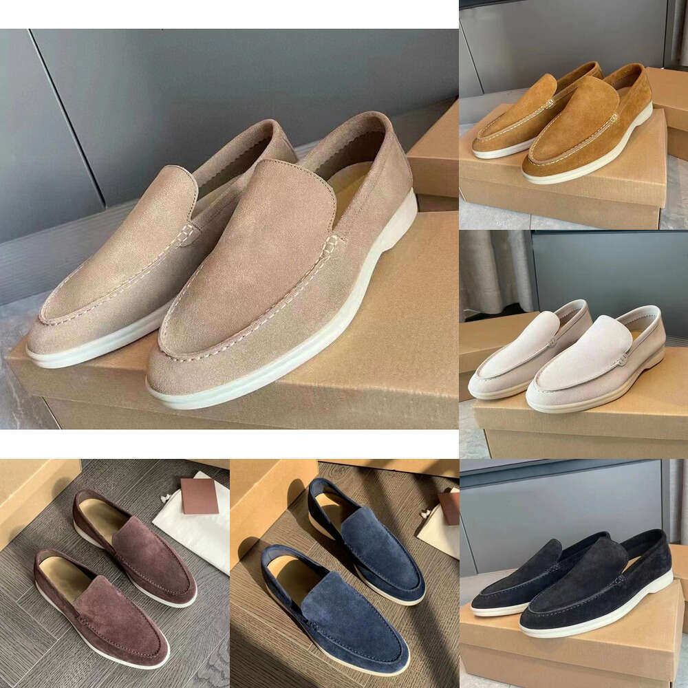 Designer's new men's casual loafers lightweight daily workplace comfortable and versatile classic men's shoes multiple colors