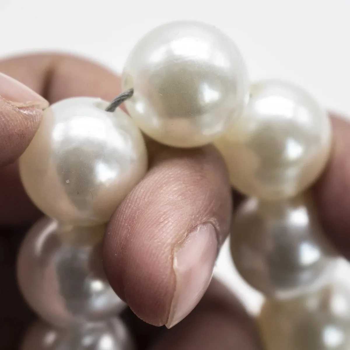 Luxury Dog Pearl Necklace Jewelry Accessories with Stainless Steel Wire Adjustable Elegant Pet Pearl Collar for Medium Large DXJ250930