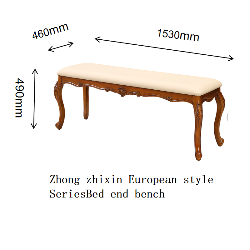 Zhong zhixin European-style Series King Bed Meticulously crafted by Danish designers Made of solid wood and genuine leather