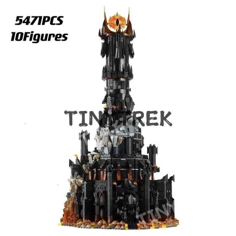 2024 NEW 10333 Black Model Building Blocks Kit Bricks Dark Tower Toy for Kids Adult Birthday Christmas Gift 5471pcs Y250624