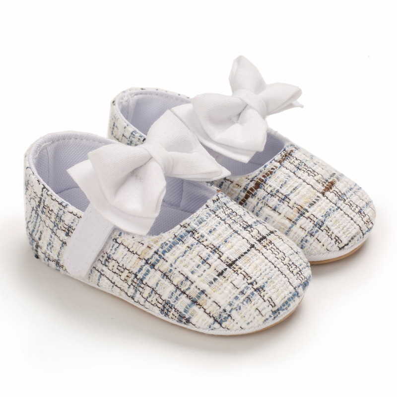Spring and Autumn 01 Year Old Baby Princess Walking Shoes Soft Rubber Sole Infant Shoes C250930