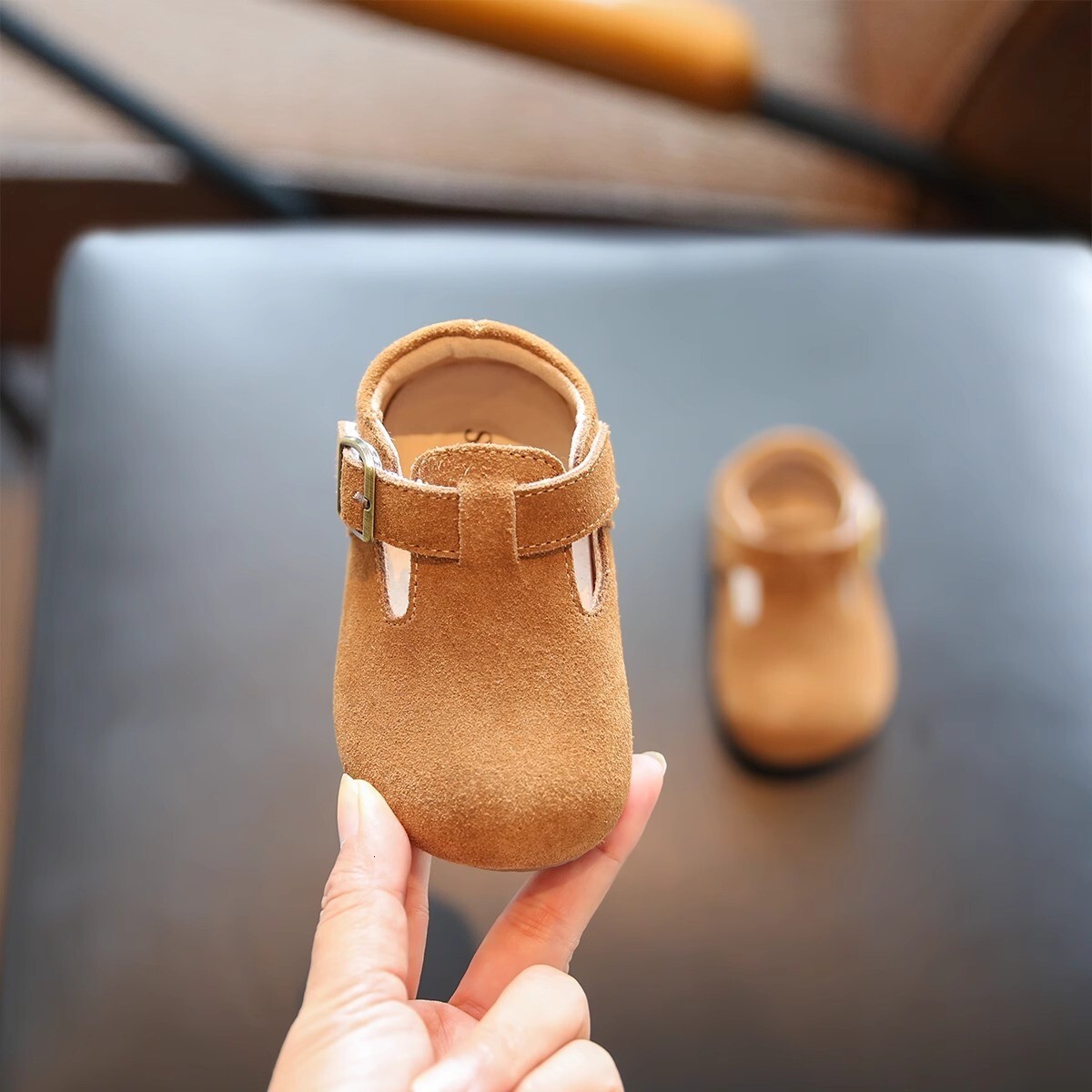 Designer Anti slip and wear-resistant children's walking shoes Korean style Boken versatile casual comfortable soft sole 0-2 year old toddler des