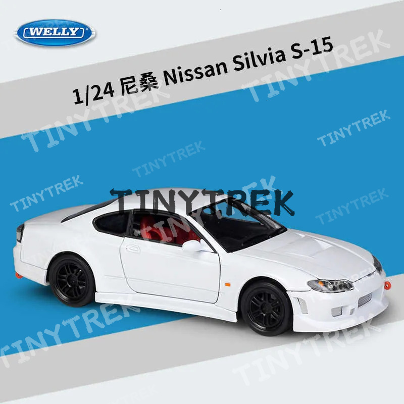Willy WELLY 1:24 Nissan Siia S-15 diecast alloy car model collection gift L250910