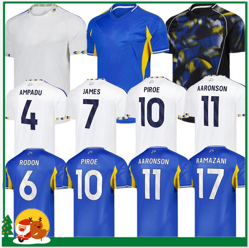 25 26 Leeds Unitedd AMPADU Llorente leeds football shirt Soccer Jerseys STRUIJK RODON ROTHWELL BAMFORD PIROE AARONSON MATEO JOSEPH Uniforms Men Kids