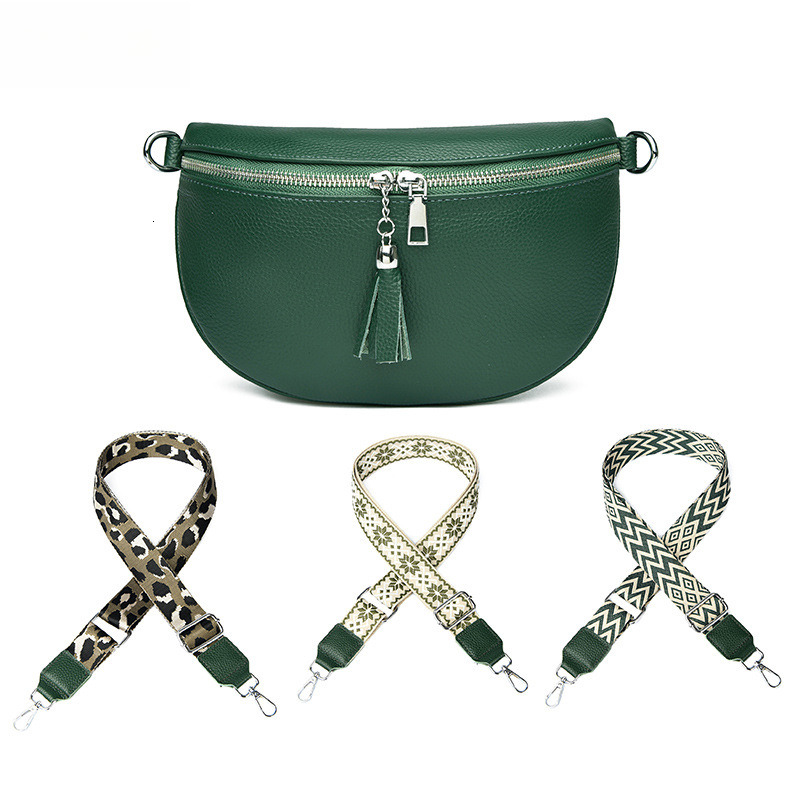 New trendy bags for women, single shoulder crossbody bag, top layer cowhide chest bag