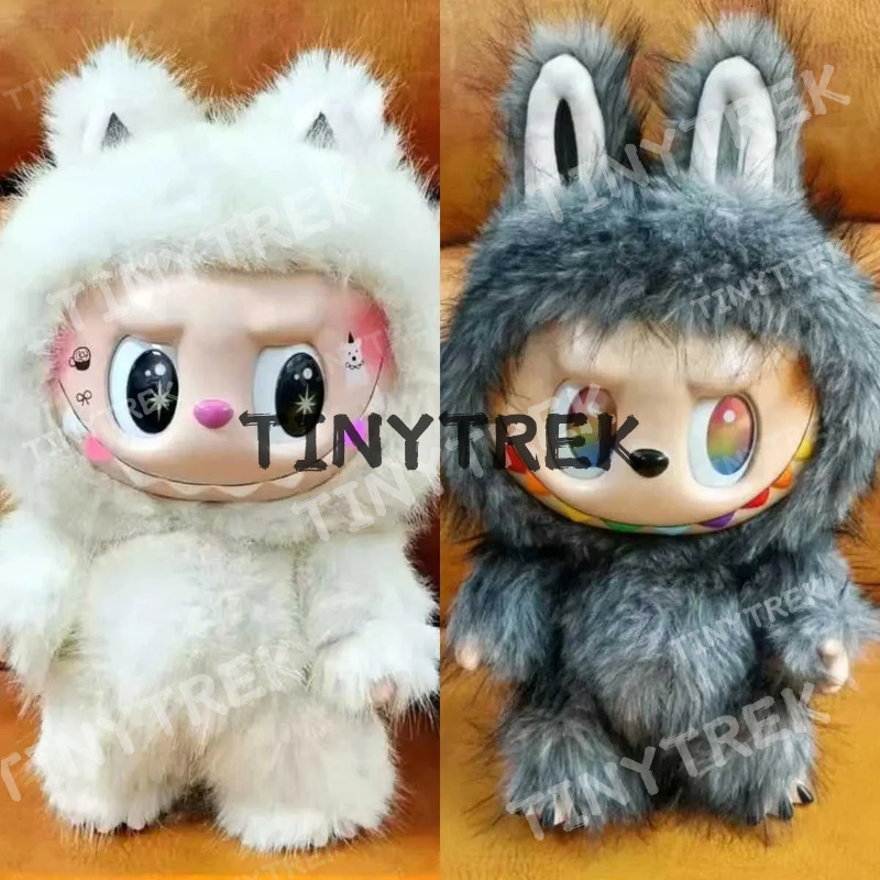 In Stock 38cm Monster Labubu Series Id Zimomo Angel Change Creative White Cat Vinyl Doll Ornament Toys Blind Box Birthday Gifts R250612 TKZV L250705TRWH
