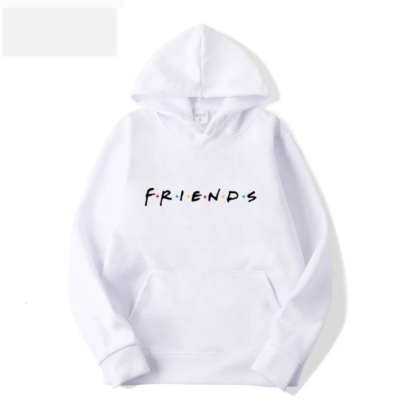 2024 New Autumn Winter Fashion Friends Hooded Sweatshirt White Friends Shirt and Hat Hooded Sweatshirt 200808
