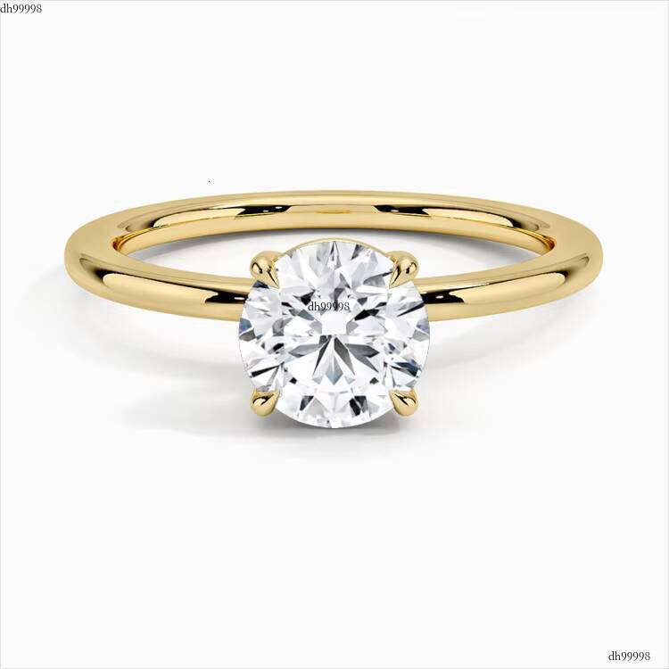 Starsgem 14k Gold 1ct IGI Certificate Round Cut Lab Grown Engagement Ring