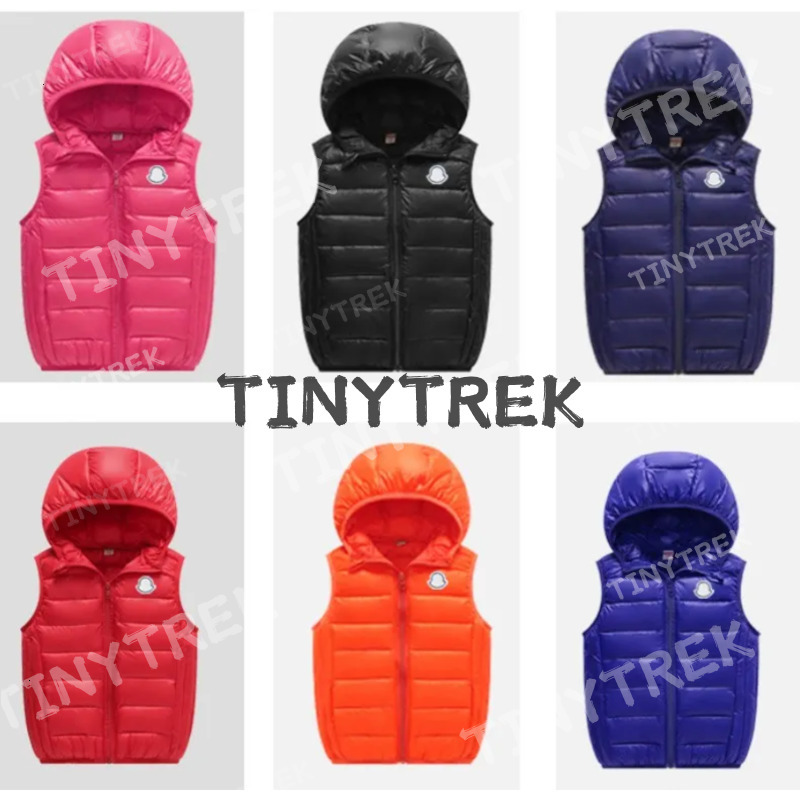 Teenagers Boys Girls Warm Down Vest Autumn Winter Cotton Waistcoat Kids Outerwear Children Clothing Hooded Jacket Vests