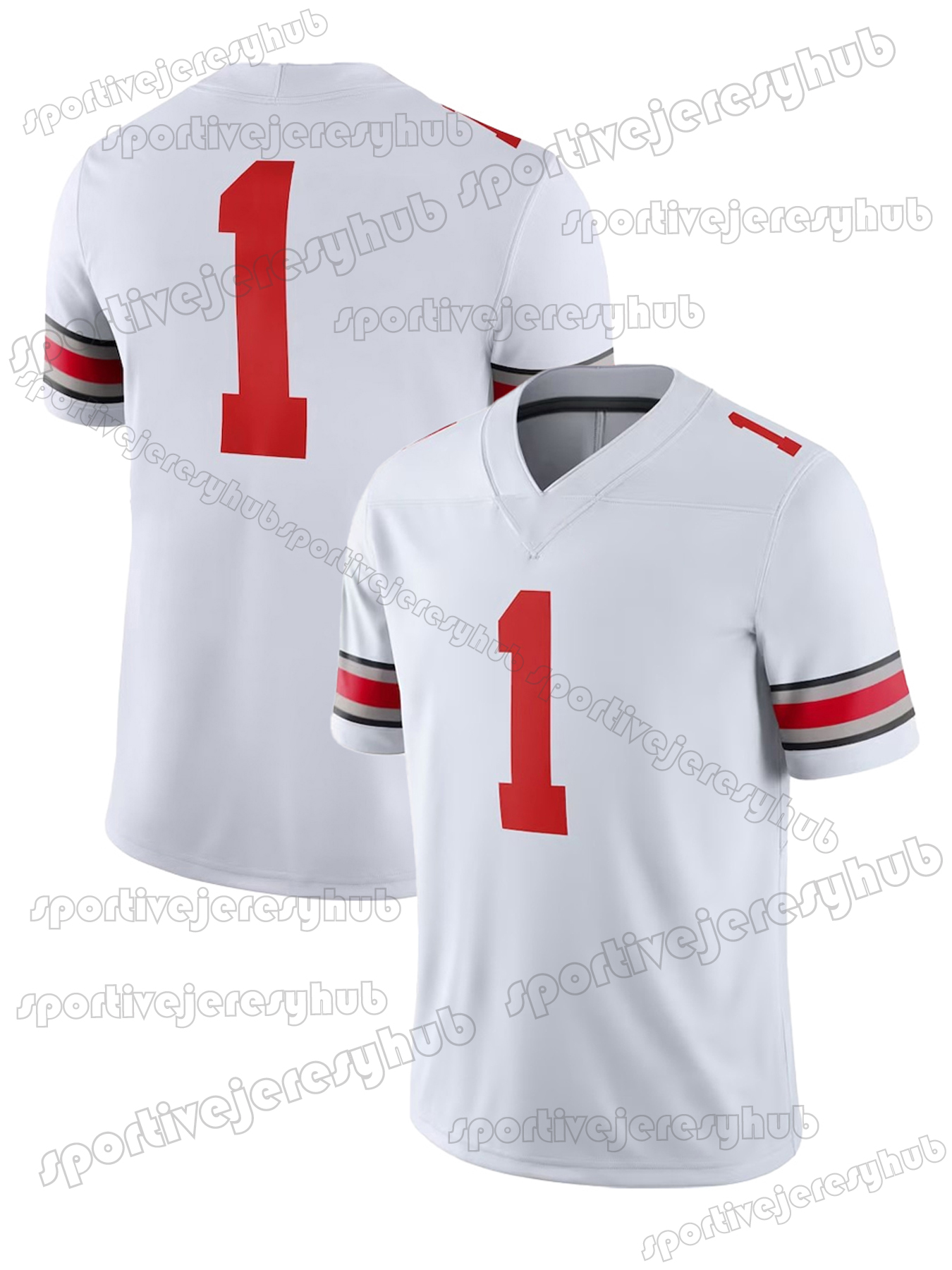 Will Howard 2025 Football Jersey Smith Judkins Egbuka Seth McLaughlin Williams Jack Sawyer Downs Julian Sayin Henderson Custom Stitched Casual Wear