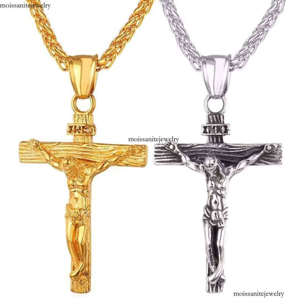 Christian for Women and Men sterling silver Religious Easter Jesus Cross Necklace Prayer Baptism Jewelry