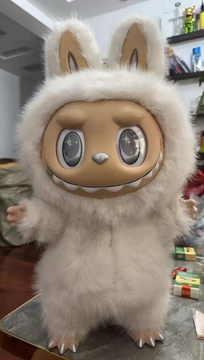 Popular Market 58cm Labubu Zimomo Angel in Clouds Series Action Figure Vinyl Doll Decoration Toy Girl Birthday Gift