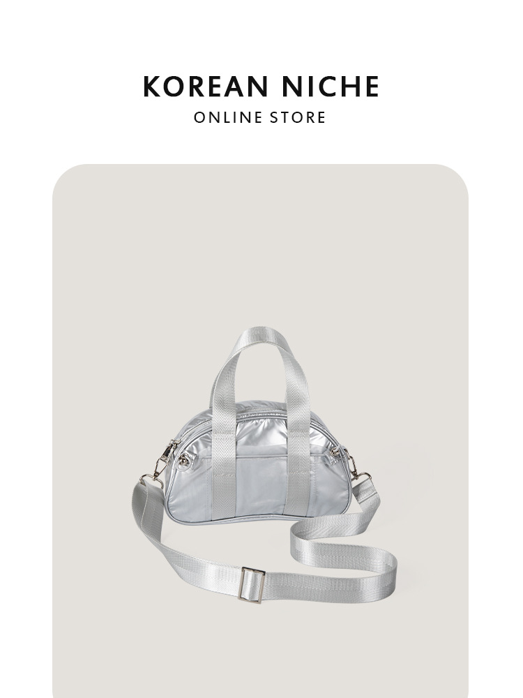 Korean-Style Fashionable High-End One-Shoulder Saddle Autumn New Style Exquisite Simple Crossbody And Hand-Held Small Bag For Women