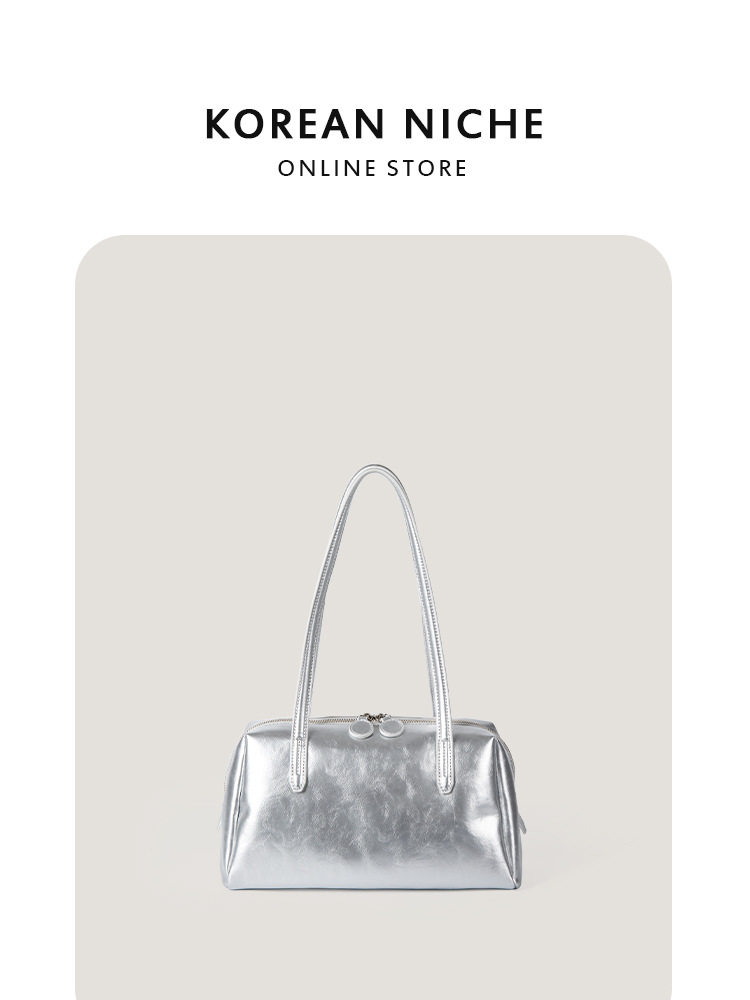 New Style Niche Design Retro Texture Underarm High-Grade Large Capacity Korean-Style Commuter Handbag And Shoulder Bag