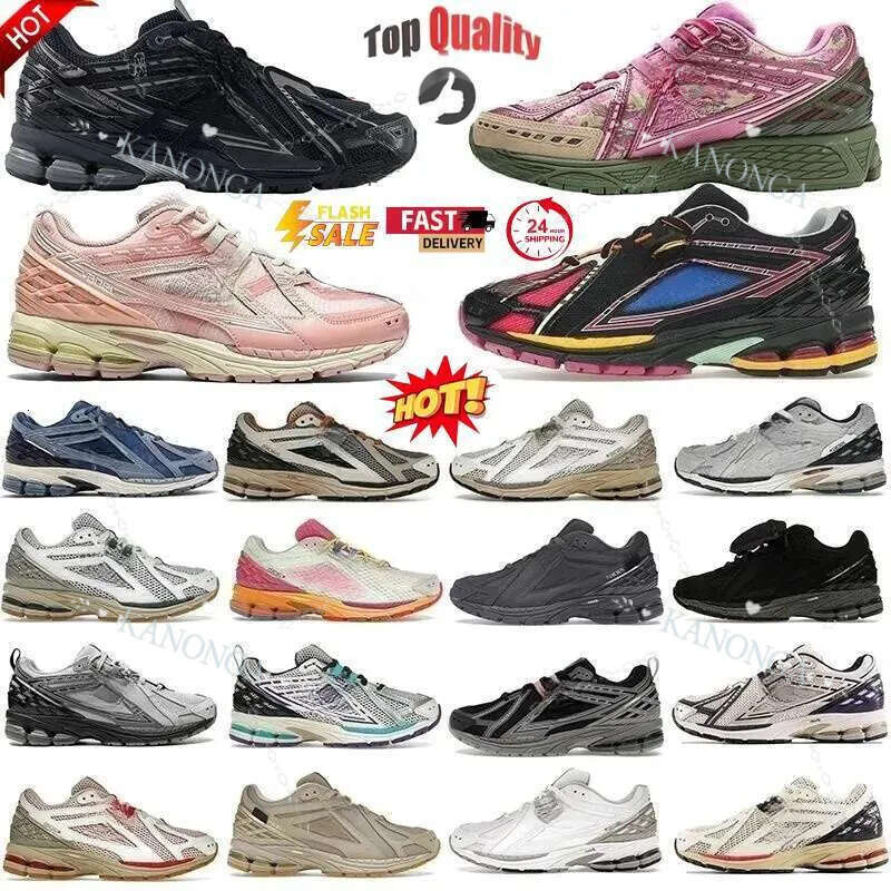 Designer 1906 1906A Running Shoes Tech Explosion Black Sea Salt Astro Dust Concrete Sier Metallic Sport Men Women Sports Low Sneakers Size36-45