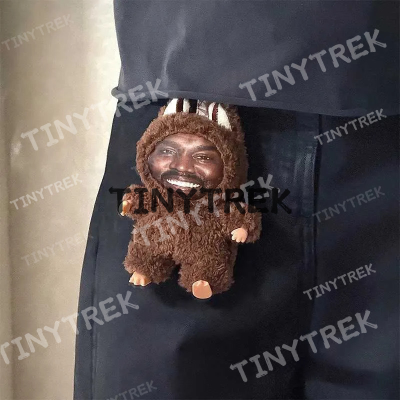 Kanye Layeye Concert Souvenir Doll Keychain Bag Charm Support Pendant Toy Key Holder Faion Accory Summer 2025 Z250912