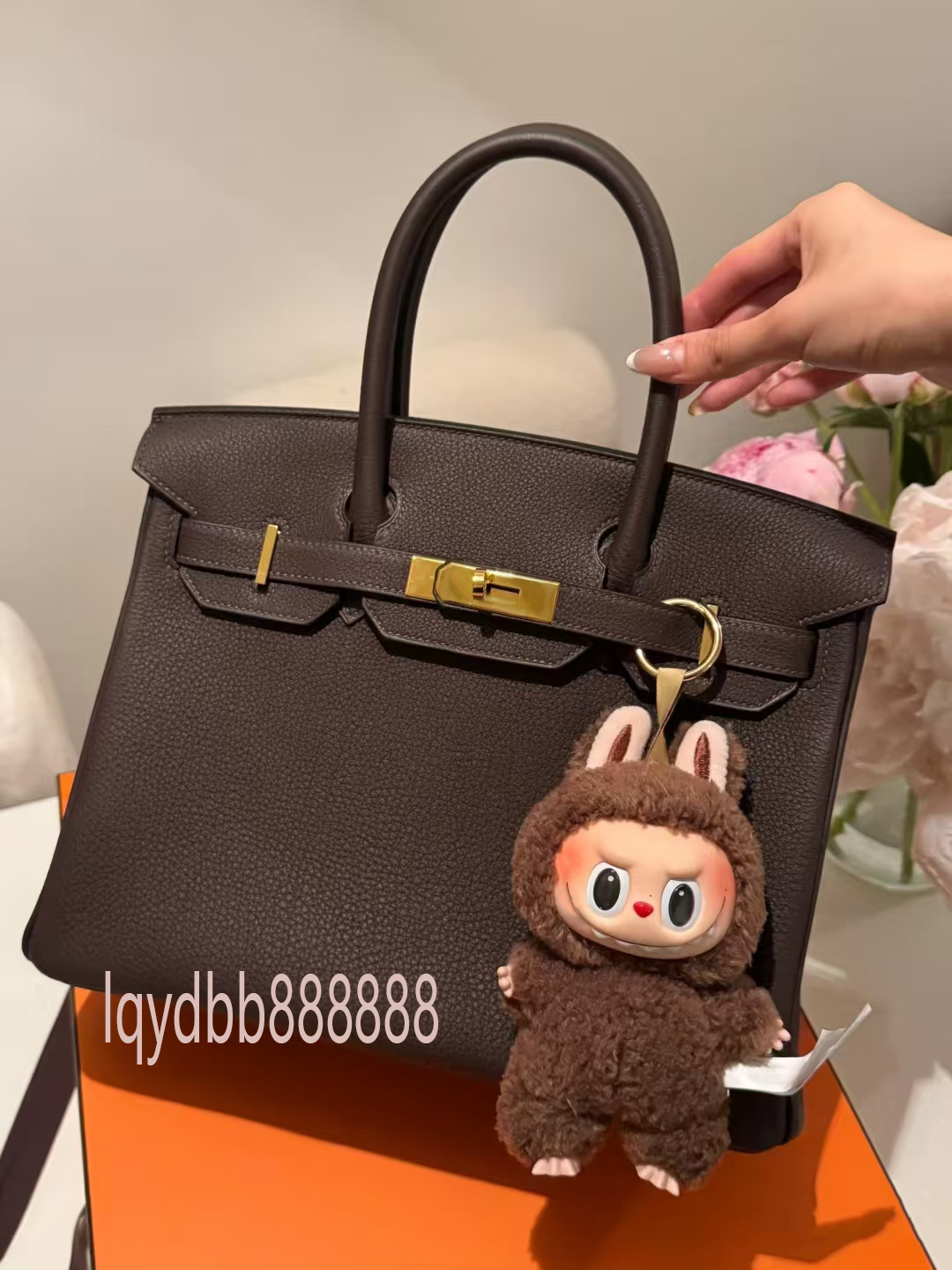 Classic Designer Women Brown Handbag 25cm 30cm 35cm Genuine Leather Handmade Lock Inner Zipper Pocket Fashion Shoulder Bag High Quality Bags