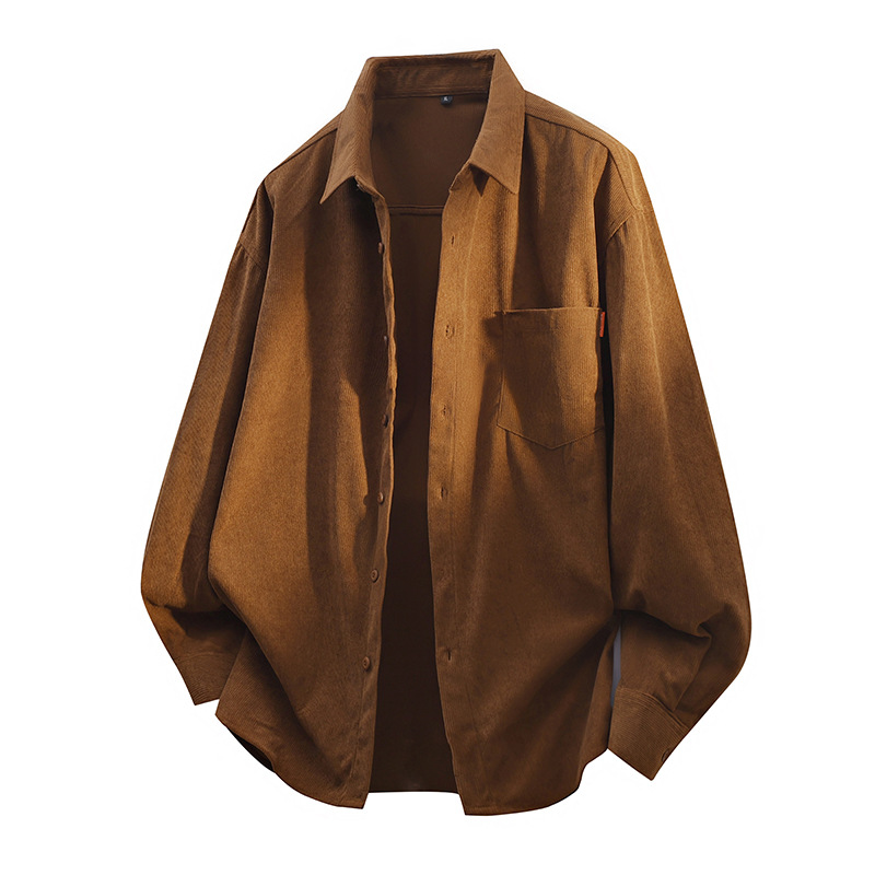 D1538 Autumn and Winter Men's Zipper Stand Collar Sweater Retro Earth Color Hoodie Women