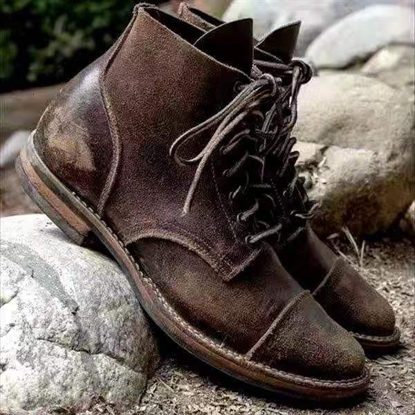 New Lace-Up Men's Single Shoes Martens boots outdoor mountain climbing