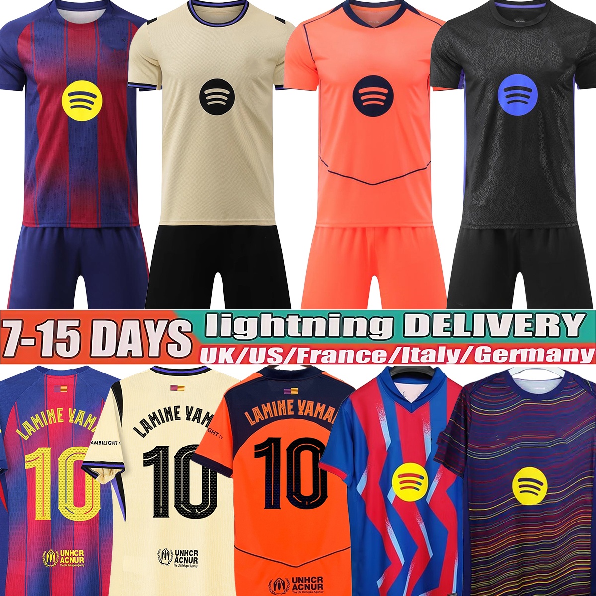 Barcelonasoccer jersey 25 26 LAMINE YAMAL Barcelonaes LEWANDOWSKI OLMO Cactus Jack Limited Edition GAVI camiseta de futbol PEDRI FERRAN barcelone RASHFORD 14