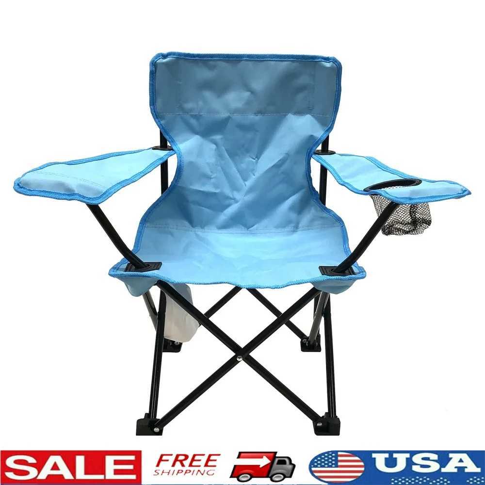 Kids Portable Folding Camp Chair with Matching Bag Ages 25 Strong Nylon Collapsible Lightweight Durable Outdoor Events J250930