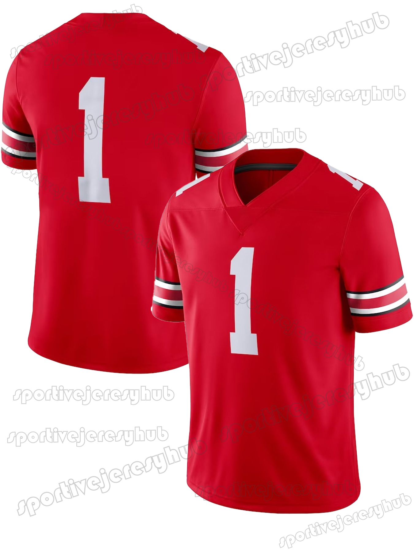 Will Howard 2025 Football Jersey Smith Judkins Egbuka Seth McLaughlin Williams Jack Sawyer Downs Julian Sayin Henderson Custom Stitched Casual Wear