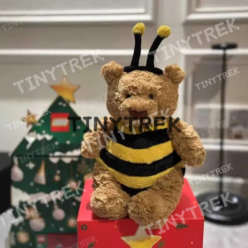 25cm Bartholomew Bat Bee Bear Plush Doll Home Decoration Pet Interactive Toy Halloween Gift T250617
