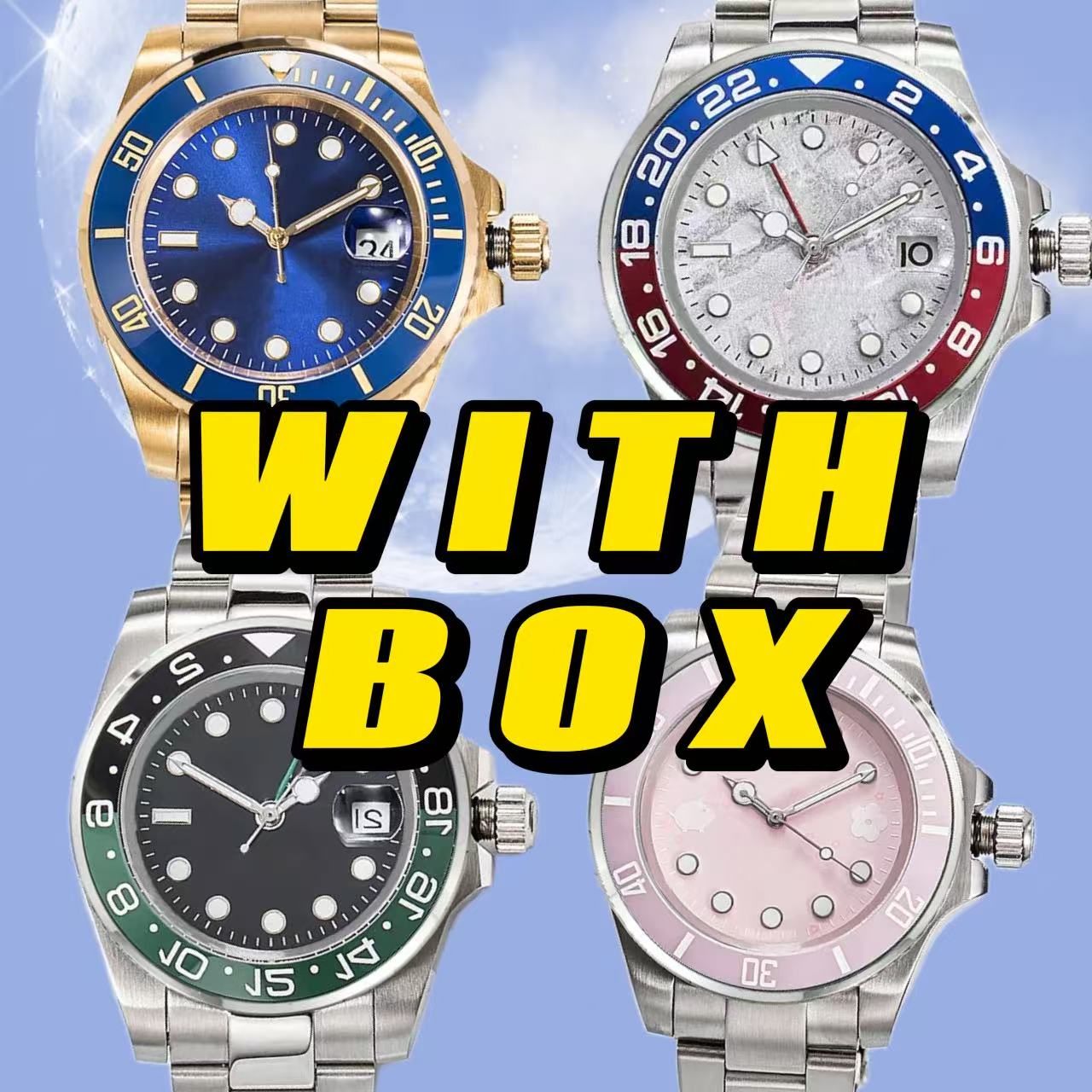 watch luxury watches mens watches men stainless steel bracelet luminescent montre de luxe Orologio reloj 41mm AAA