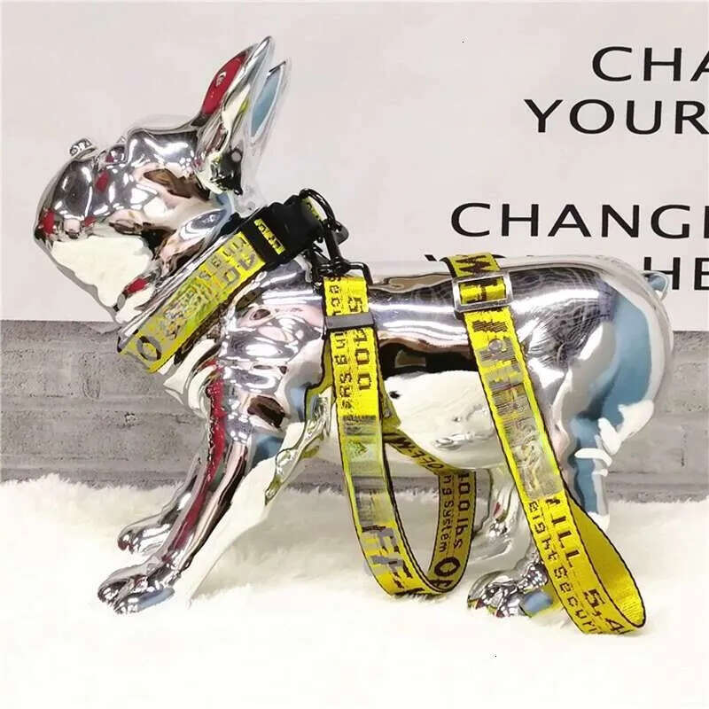 2025 new Step-in Harness Designer Dog Collars Leashes Durable Nylon Leash for Small Medium Large Dogs Cat Golden French Bulldog Cool Fashion