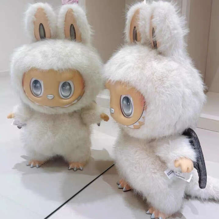 Zimomo Angel In Clouds Labubu The Monsters Big 58Cm Vinly Plush Doll