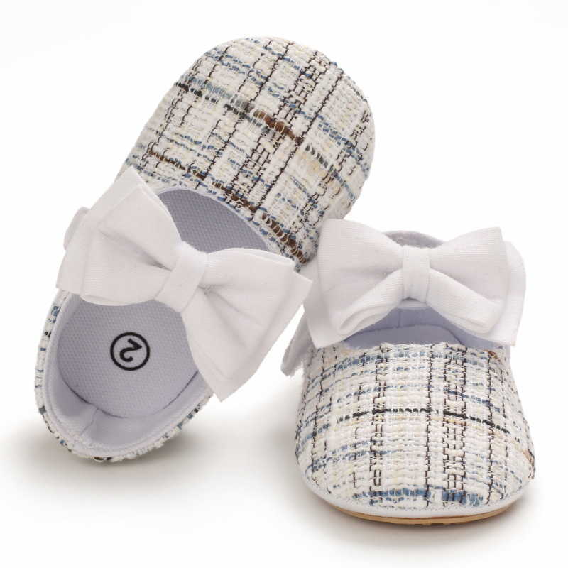 Spring and Autumn 01 Year Old Baby Princess Walking Shoes Soft Rubber Sole Infant Shoes C250930