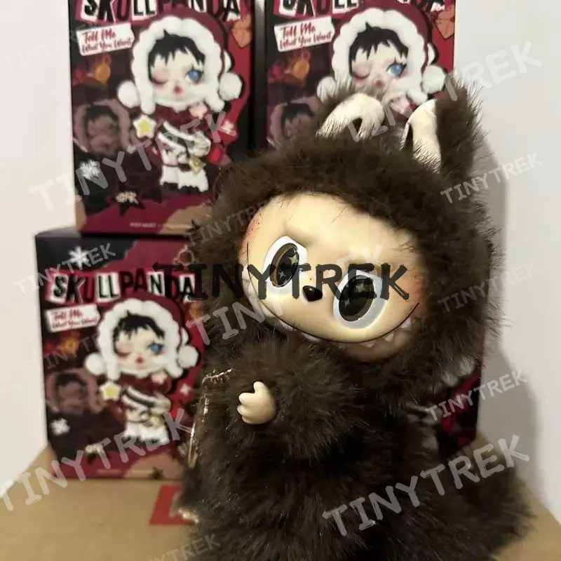 Zimomo Archangel Labubu Vinyl Plush Blind Box Bag Pendant Brown Angel Doll Cherish Collectibles ChildrenS Birthday Gift X250606