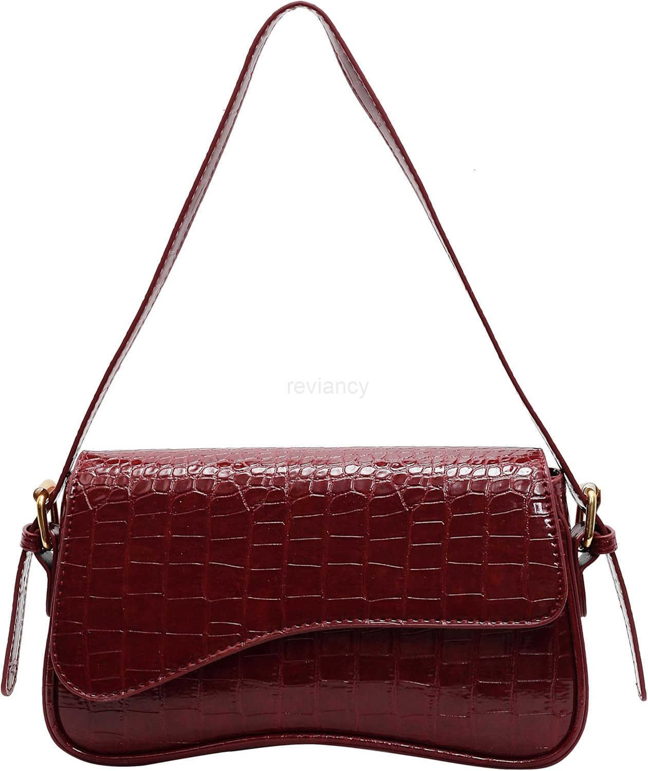 Leather Shoulder Bag for Women Hobo Handbag CluTCh Saddle Bag with Removable StrapW250930