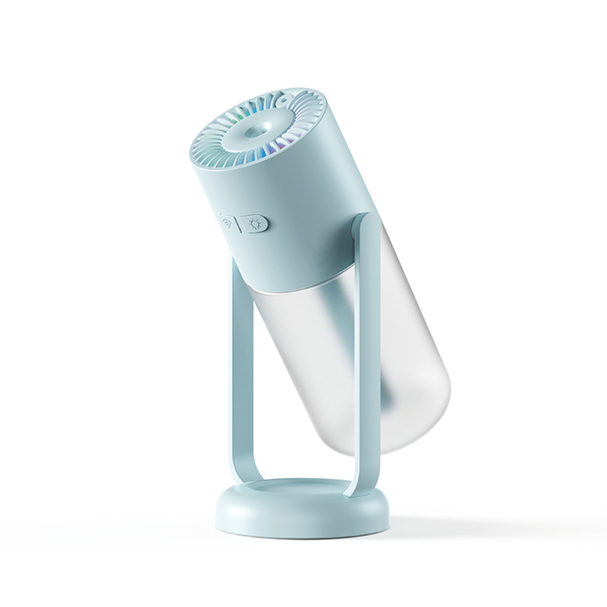 Rotation Humidifier 260ML Colorful Night Light USB Cool Mist Quiet Humidifier for Bedroom Home Car Office Portable Humidifier Angle Adjustment Easy to