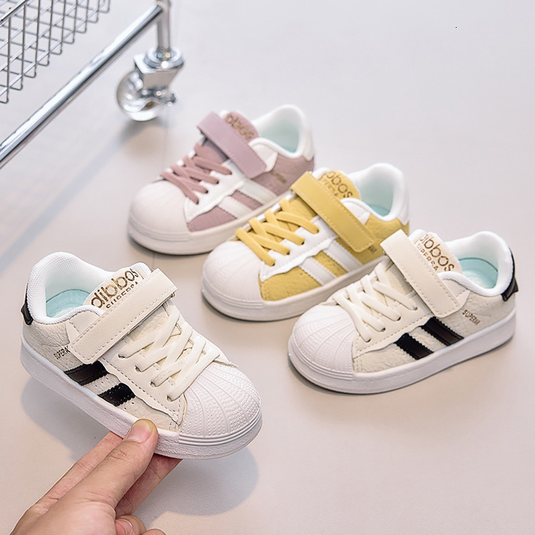 Boys and girls' colorful shell shoes 2025 autumn new style children's casual shoes low top board shoes men and women's shoes luxury Des
