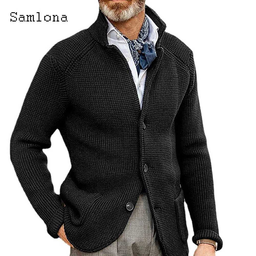 Plus Size 4xl 5xl Men Autumn New Knitting Sweaters Winter Warm Coats Mens Basic Top Cardigans Pocket Design Sweater Jumpers 2023 W250930