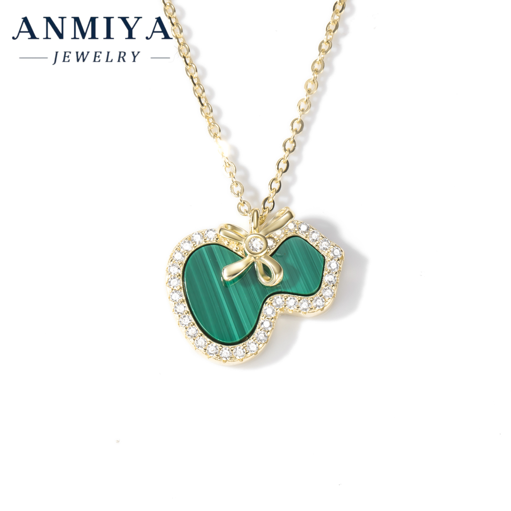 925 Sterling Silver Jewelry: Malachite Necklace, Crafted for Durability and Style