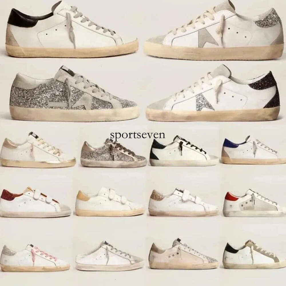 2025New Designer Vintage WOMENS Mens Italy Genuine Leather Versatile Couple Flat Sneakers Style Casual Height Increasing Dirty Shoes Chaussure Size 35-46 C0