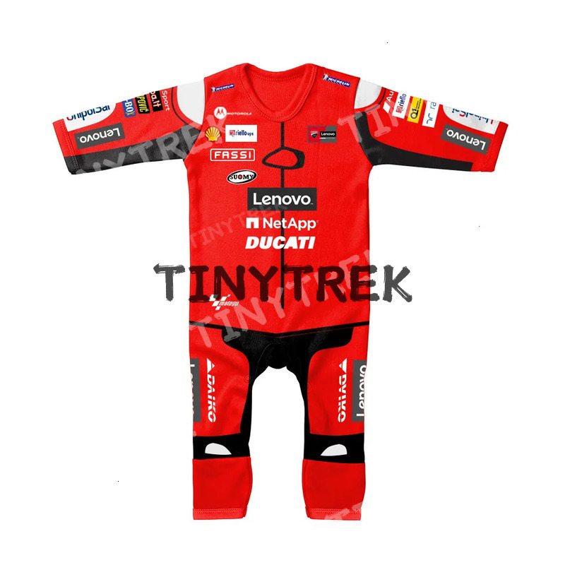 Rompers Jumpsuit MOTO GP Commemorative Racing Motorcycle Boy Girl Baby Outdoor Love Climbing Clothes 230421