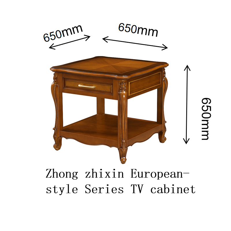 Zhong zhixin European-style Series The coffee table is made of solid wood and crafted with ingenuity by a Danish designer.