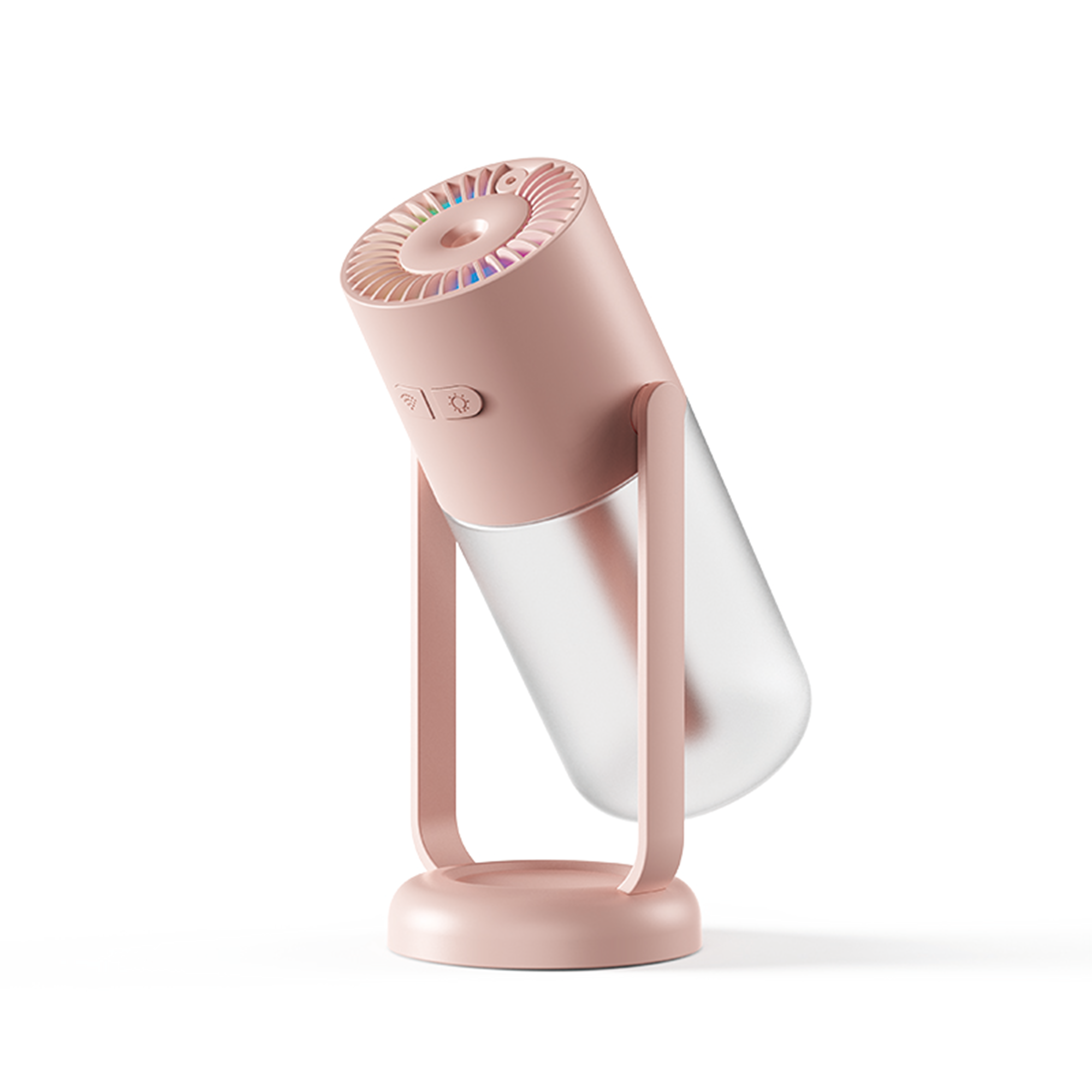 Rotation Humidifier 260ML Colorful Night Light USB Cool Mist Quiet Humidifier for Bedroom Home Car Office Portable Humidifier Angle Adjustment Easy to