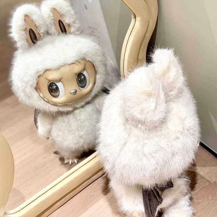 Zimomo Angel In Clouds Labubu The Monsters Big 58Cm Vinly Plush Doll