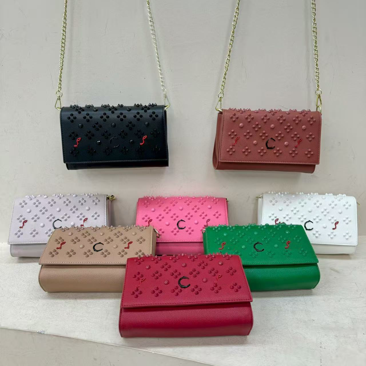 Designer for women shoulder bag Rivets bags Crossbody Bag chain bags Women's tote bags shoulder Bags New Leather High-End Sense Elegant Wallet Purse 5A quality