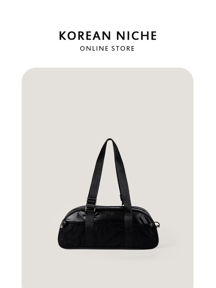 Fashionable Autumn New Style Versatile Texture Soft Surface Shoulder Bag Niche Design Simple Temperament Commuting Handbag